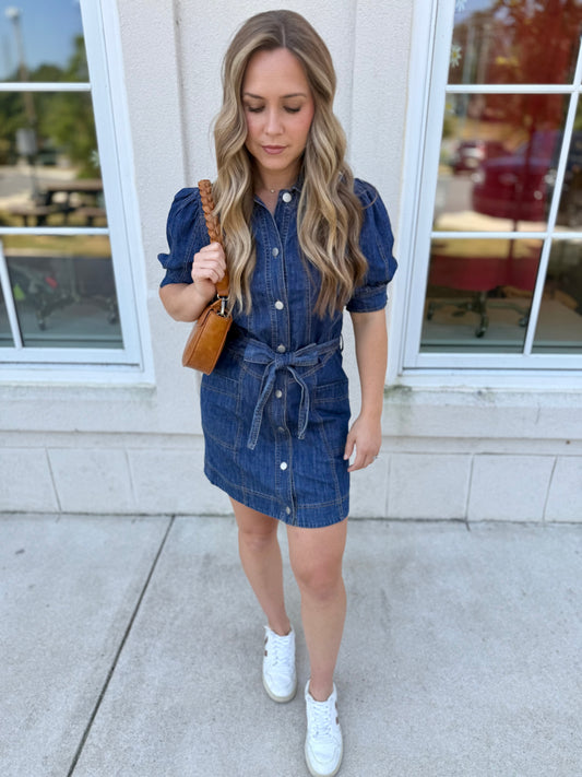 Medium Denim Mini