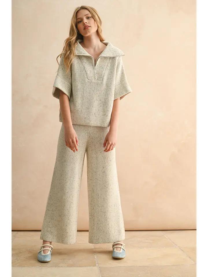 Salt and Pepper Sweater Set