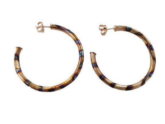 Sm Everybody's Fav Hoop - Bur 18K Gold