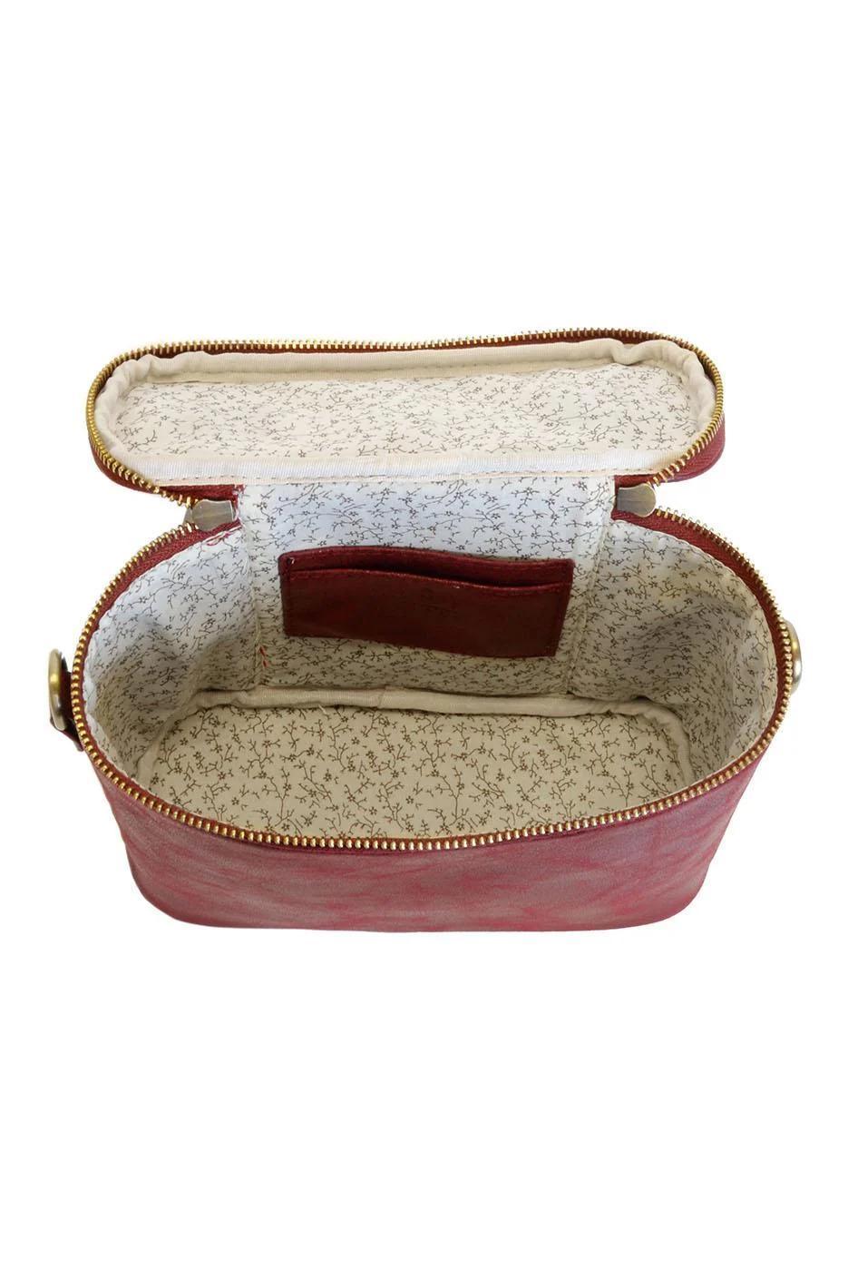 Carmine Red Tilda Vanity Case Crossbody
