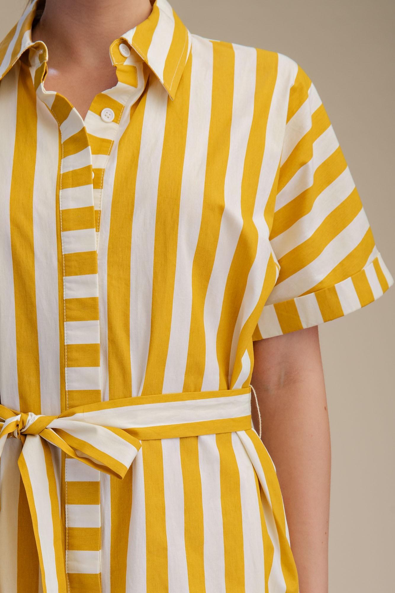 Mustard Waist Tie Mini