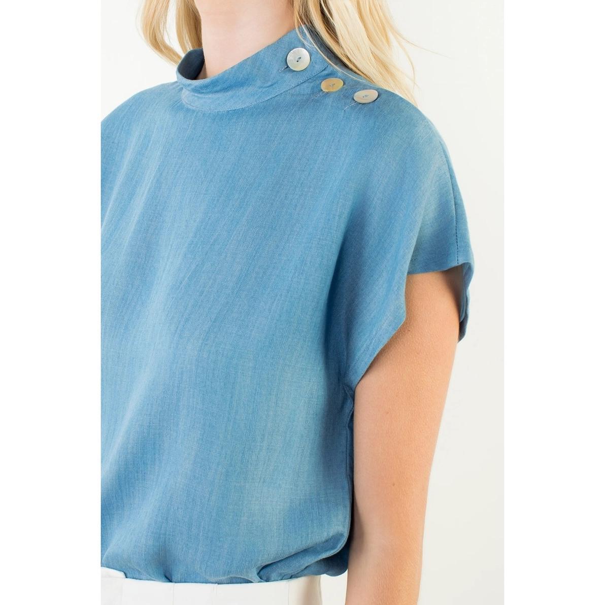 Light Blue Side Button Top