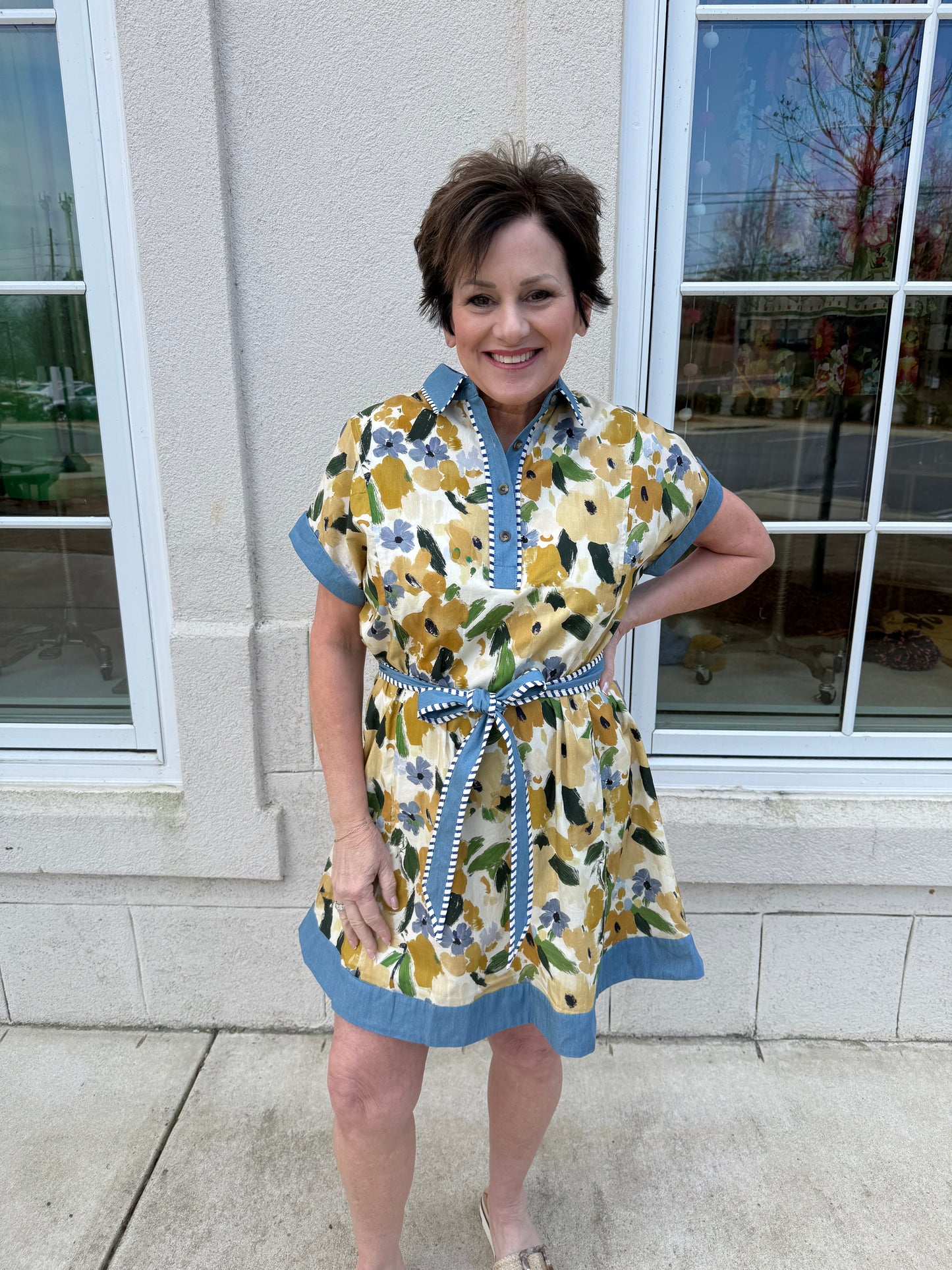 Honey Mixed Mini Dress