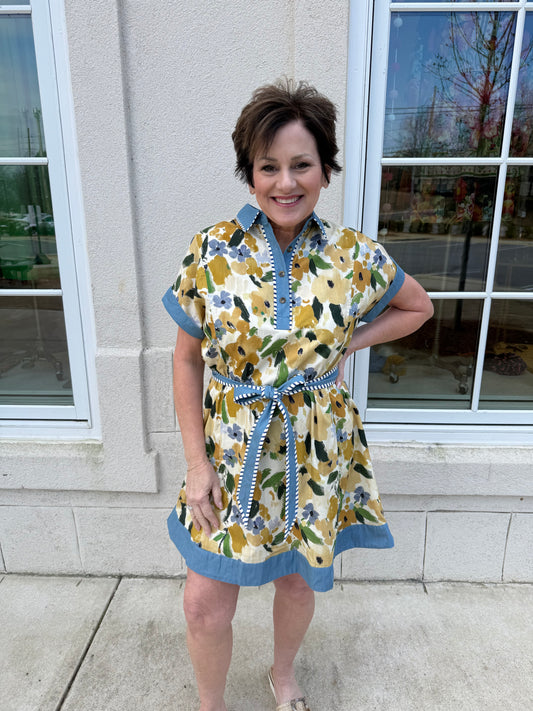 Honey Mixed Mini Dress