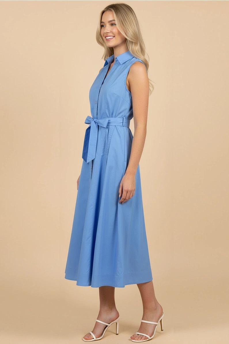 Urban Blue A-Line Shirt Dress