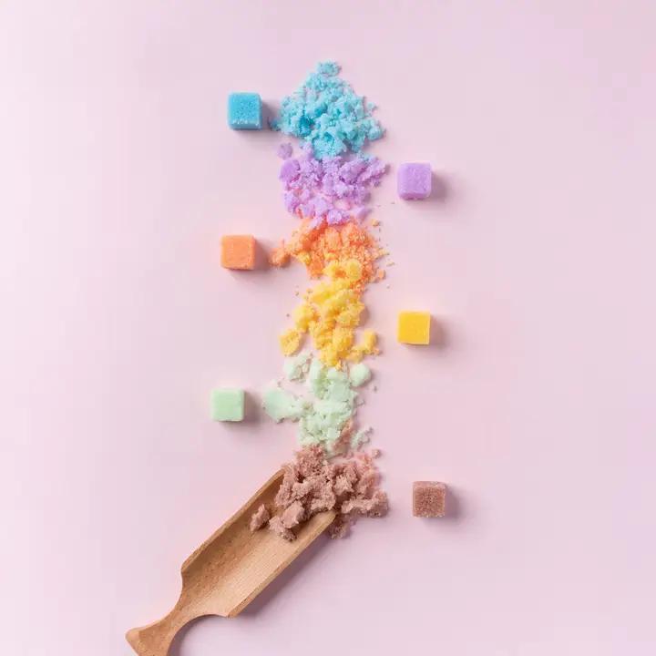 Assorted Sugar Cube Assorted Candy Scrub