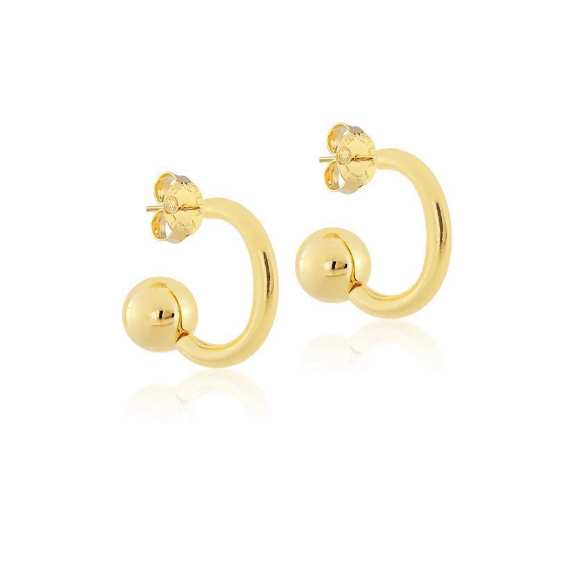 Gold Roberta Hoop