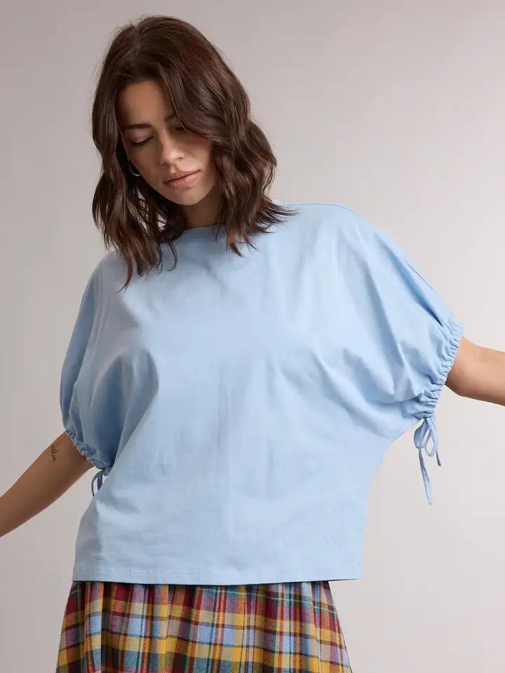 Sky Dolman Sleeve Tee