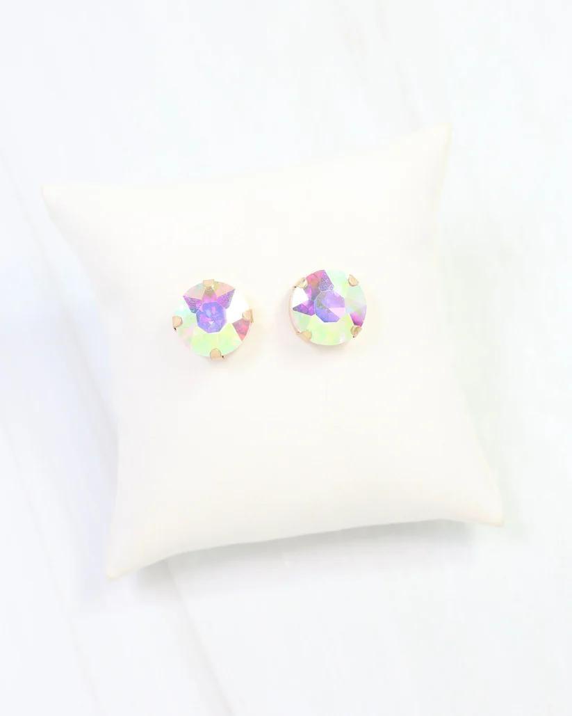 Andi Pink AB Stud Earring