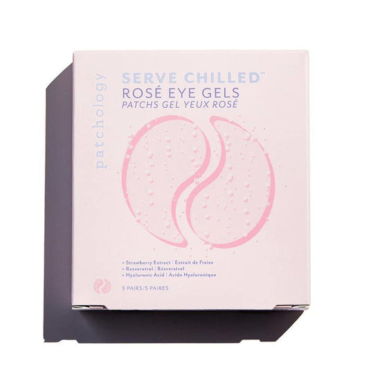 Served Chilled Rose' Hydrating Eye Gels - 5 Pk