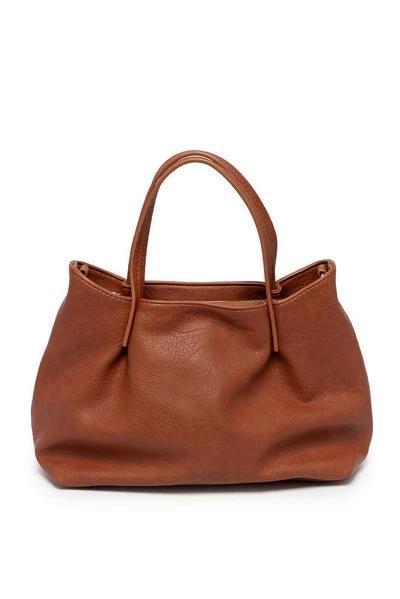 Saddle Niki Pleated Satchel Crossbody