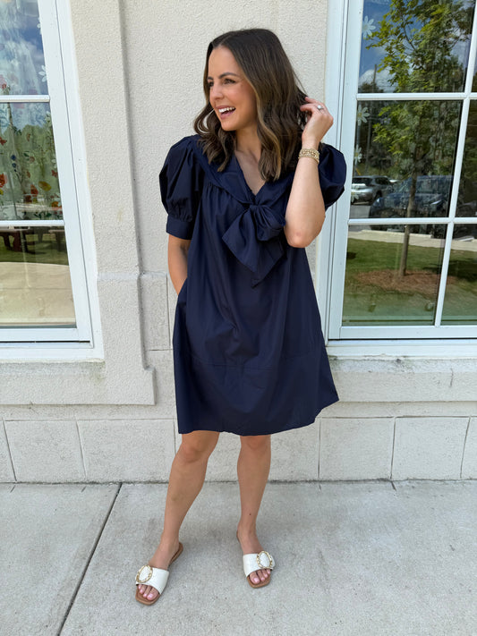 Navy Sailor Collar Mini
