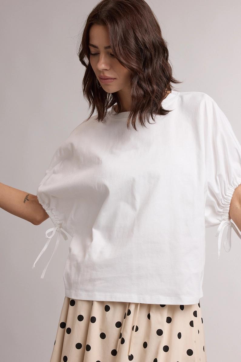 Off White Dolman Sleeve Tee