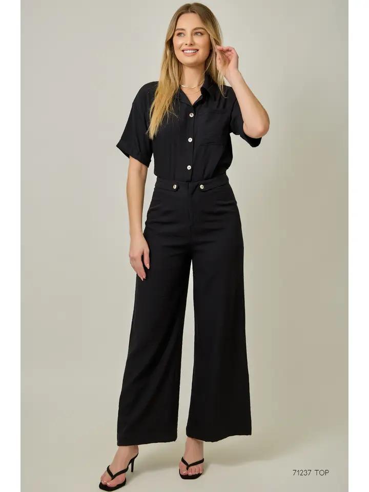 Black Soft Wash Viscose Set