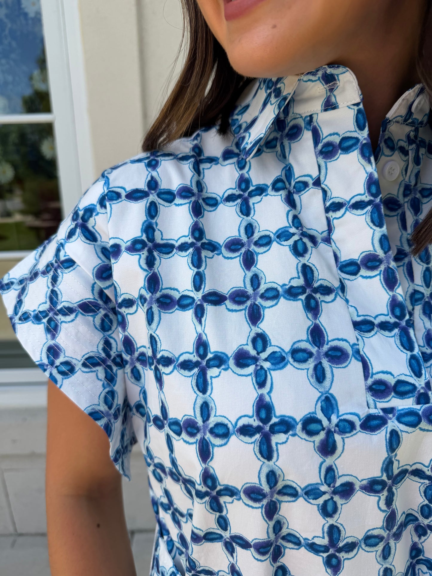 Blue Multi Belted Waist Mini