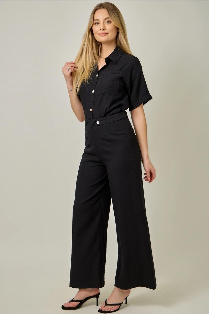 Black Soft Wash Viscose Set