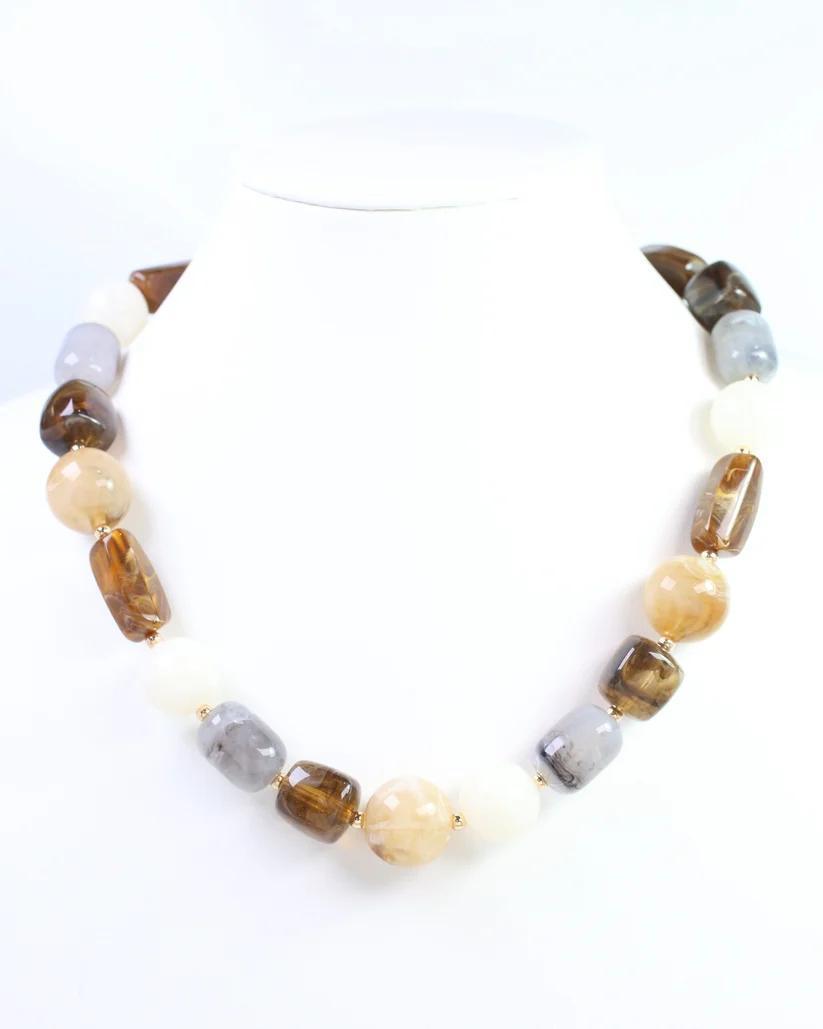 Mikela Brown Multi Necklace