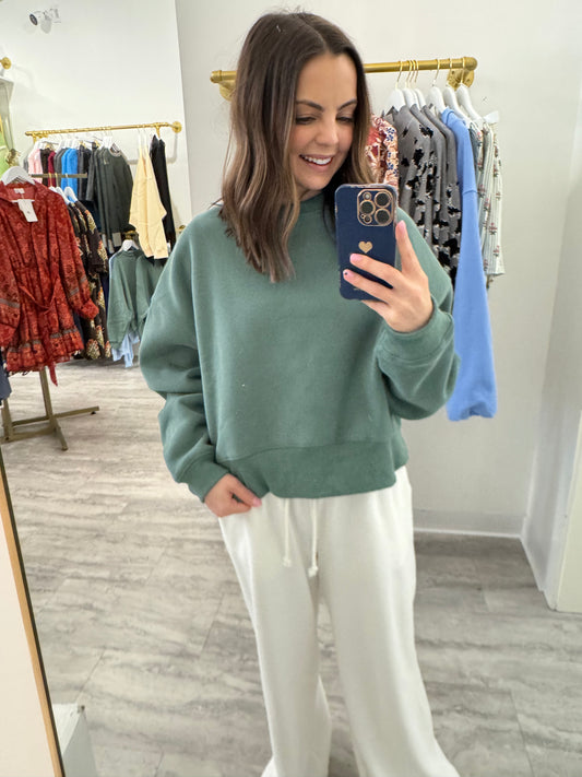 Pine Dropped Shoulder Sweatshirt
