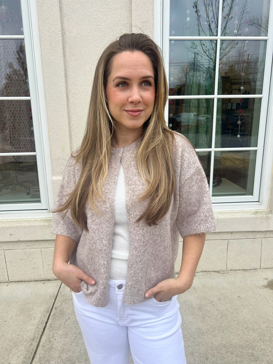 Chestnut Cape Sweater