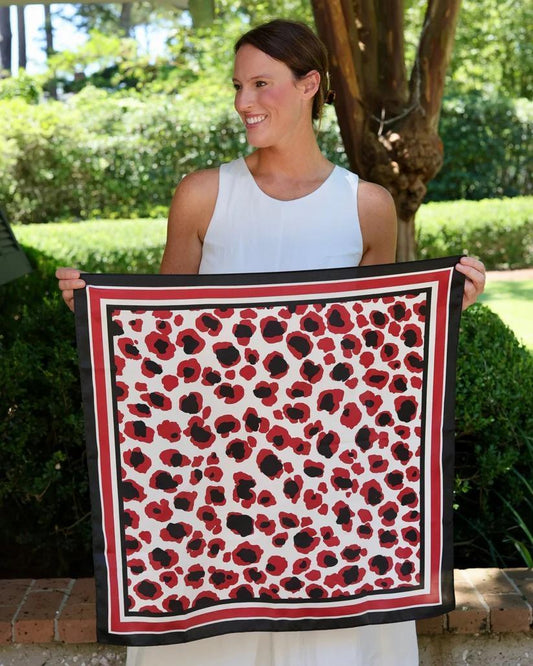 Meredith Garnet/Black Scarf Med.