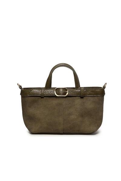 Dark Olive Aspyn Sueded Crossbody