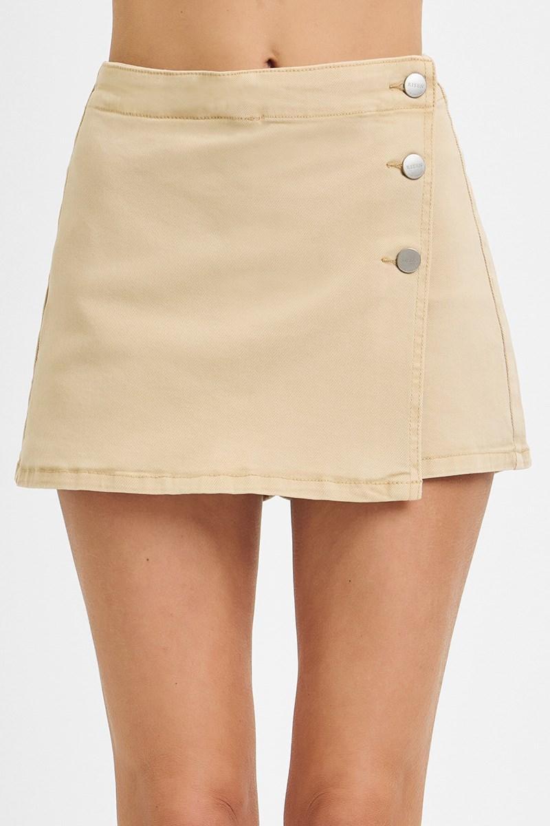 Latte HR Button Down Skort