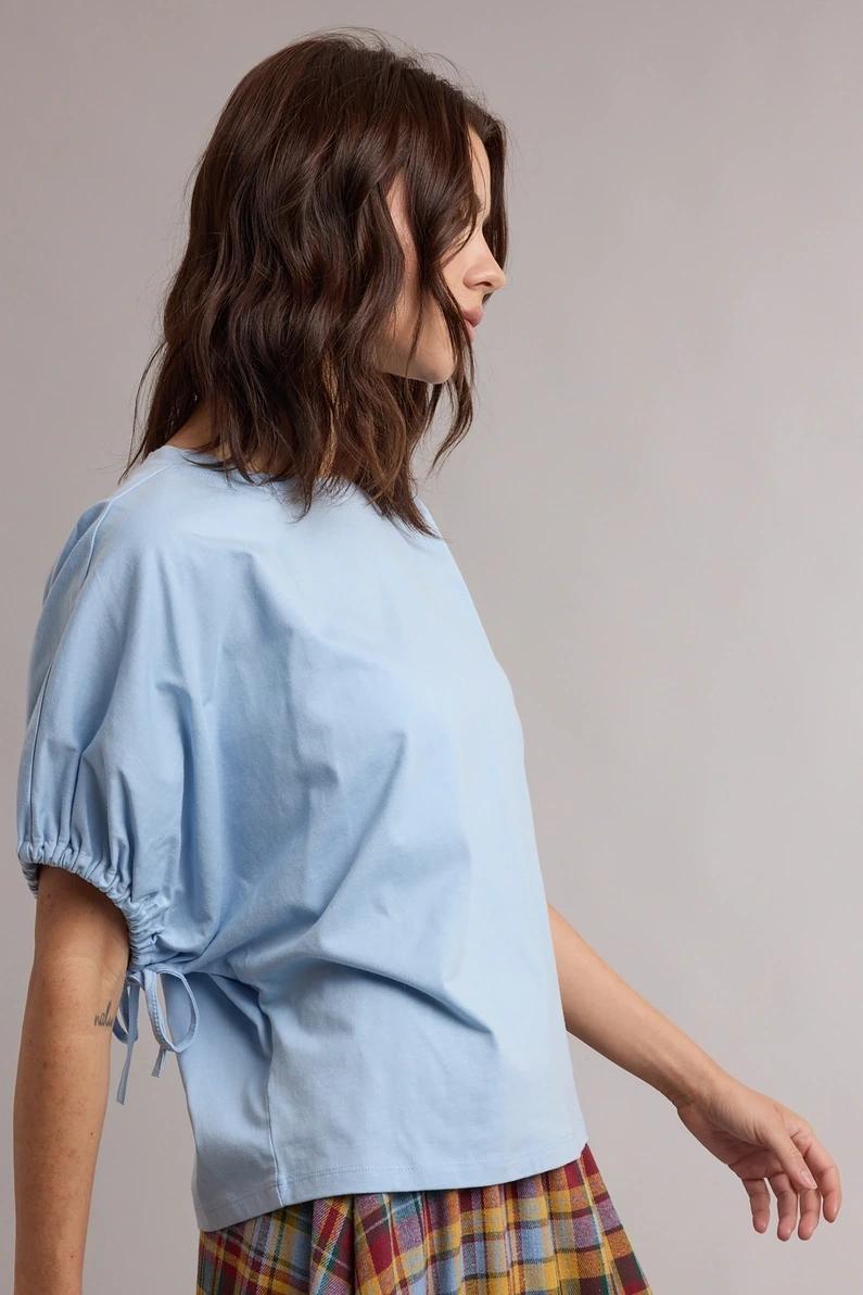 Sky Dolman Sleeve Tee