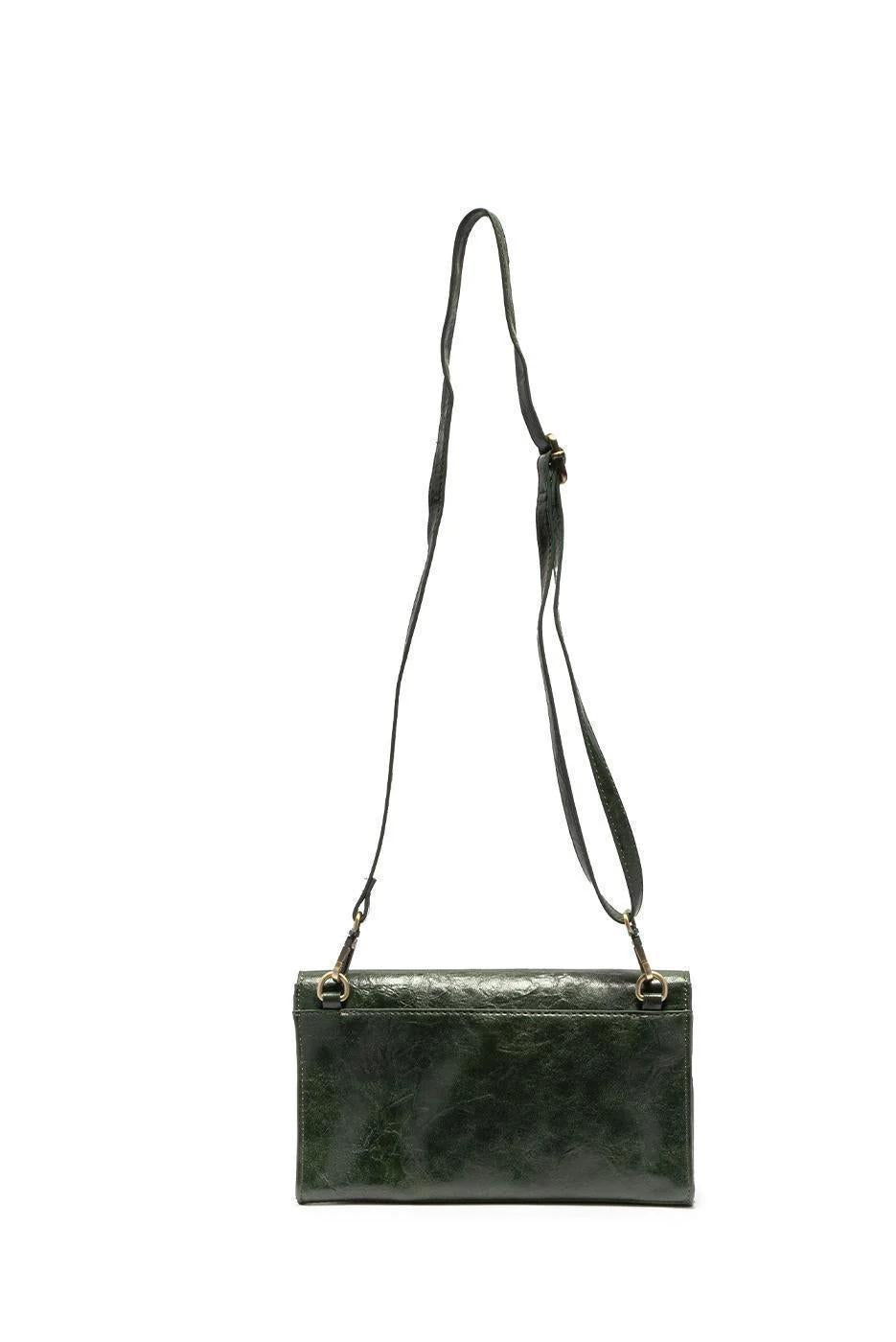 Deep Forest Caterina Handle Clutch Crossbody