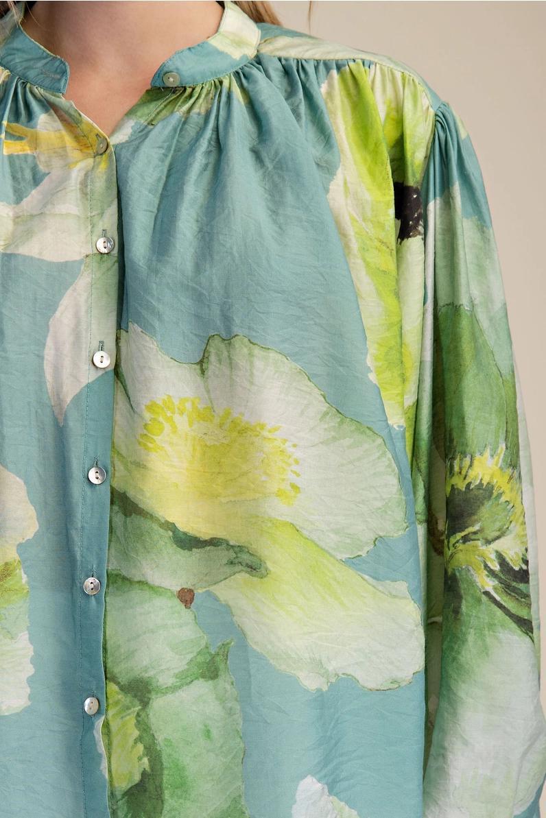 Sage Multi Voluminous Blouse