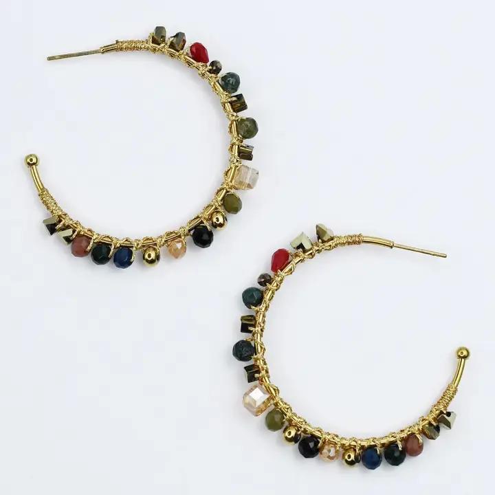 Autumn Fiesta Hoop Earring