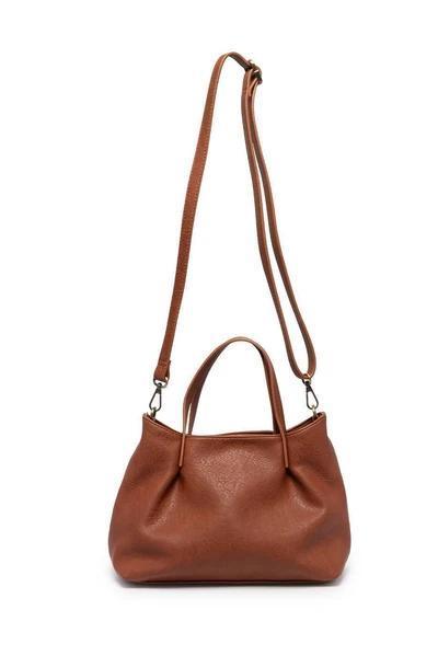 Saddle Niki Pleated Satchel Crossbody