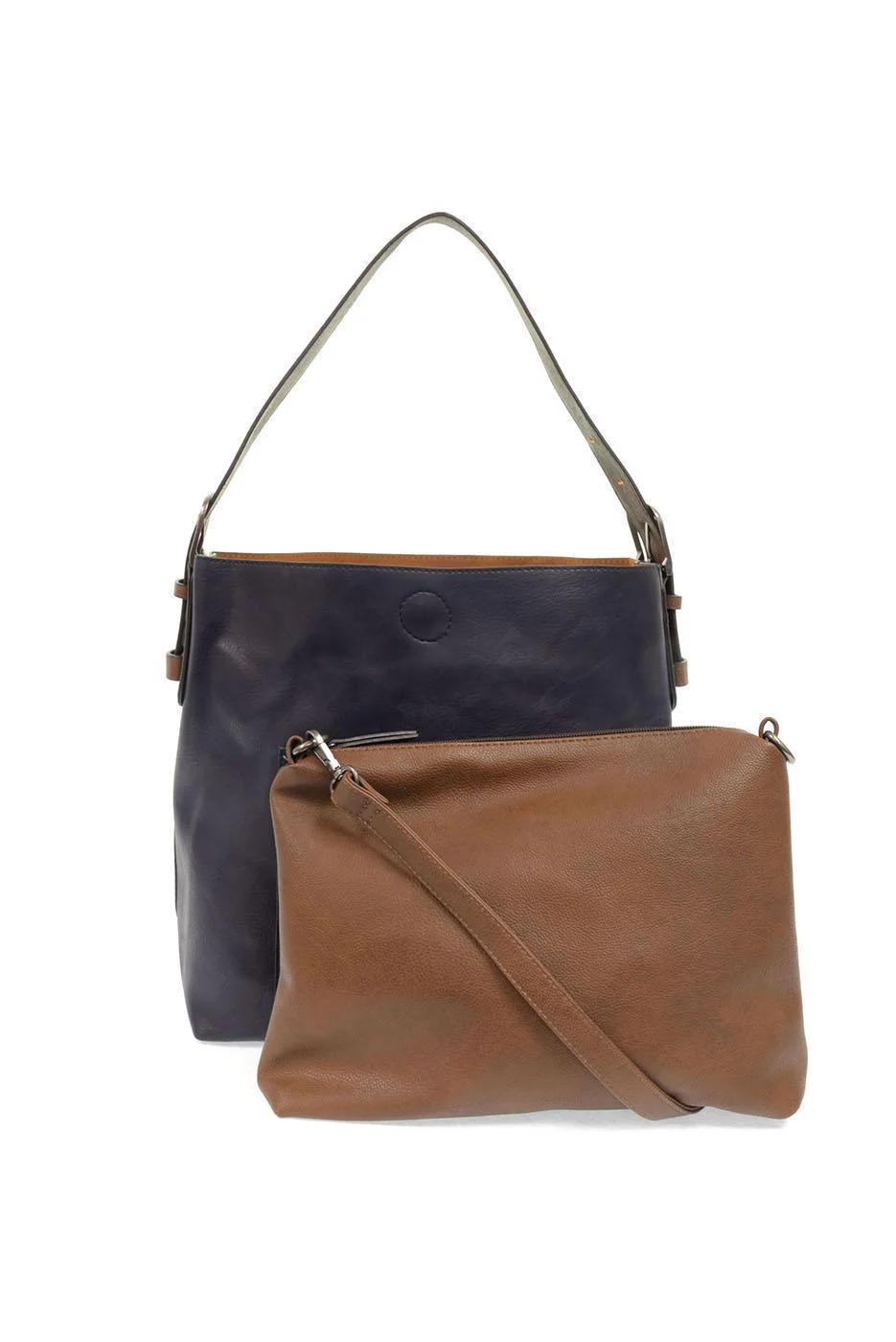 Midnight Blue Hobo with Coffee Handle