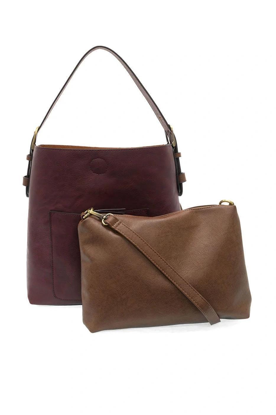 Blackberry Hobo with Coffee Handle Handbag