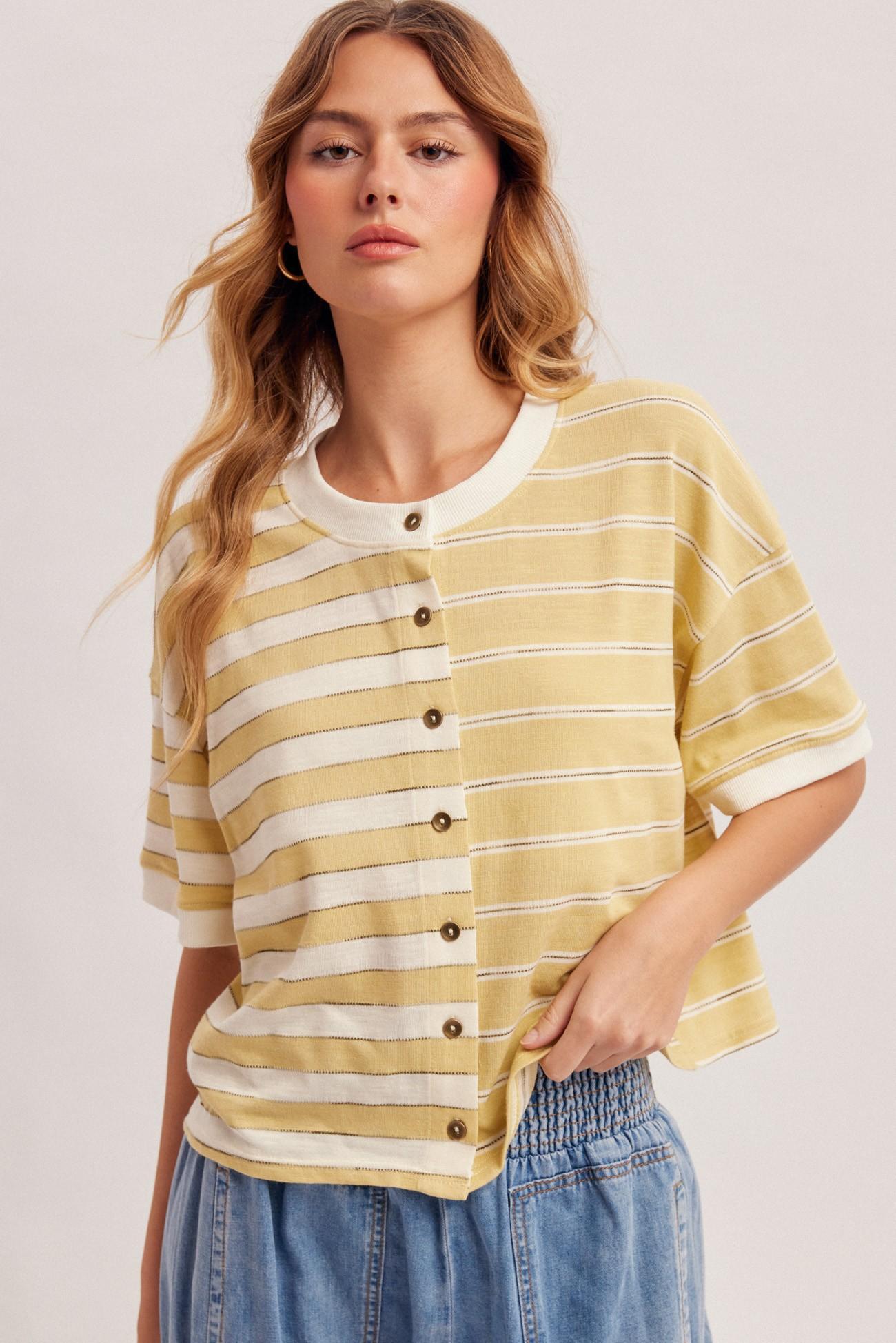 Matcha Latte Relaxed Cardi Tee