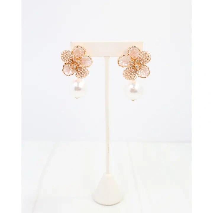 Ashland Pearl Flower Earring