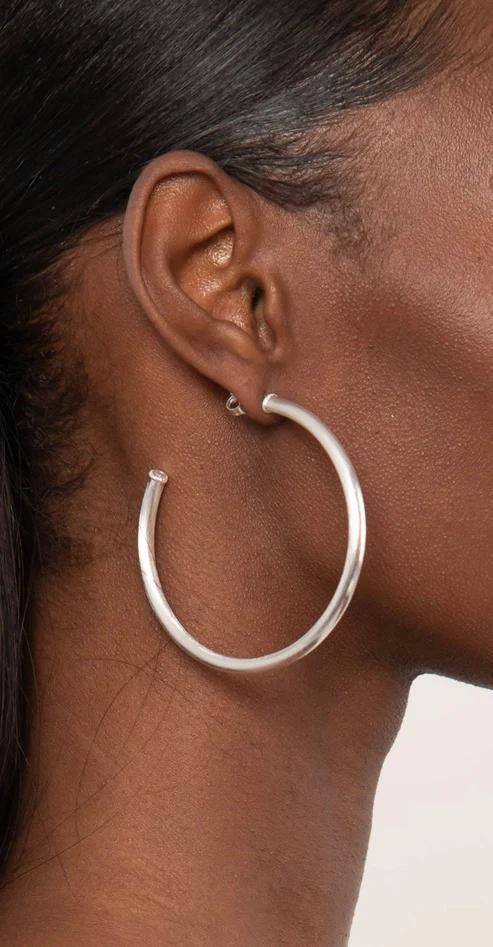 Brushed Silver Everybody's Favorite Hoop