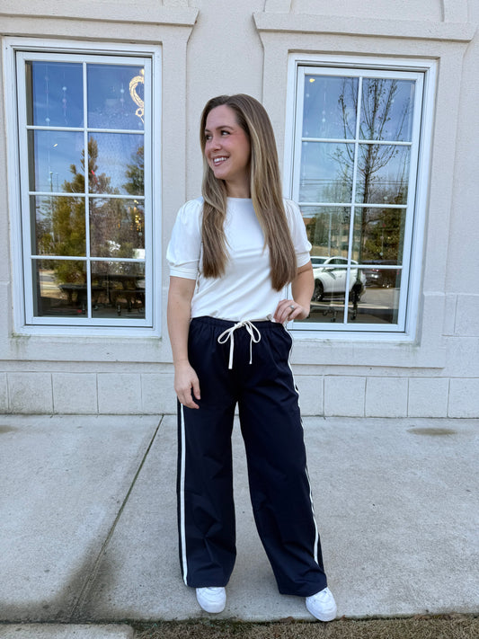 Navy Lightweight Athletic Pants