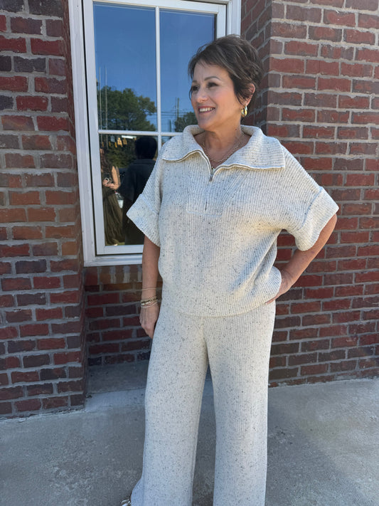 Salt and Pepper Sweater Set