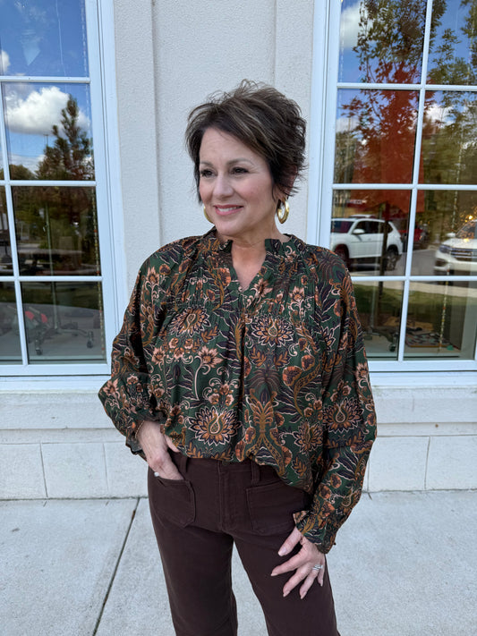 Olive Mixed Shirt
