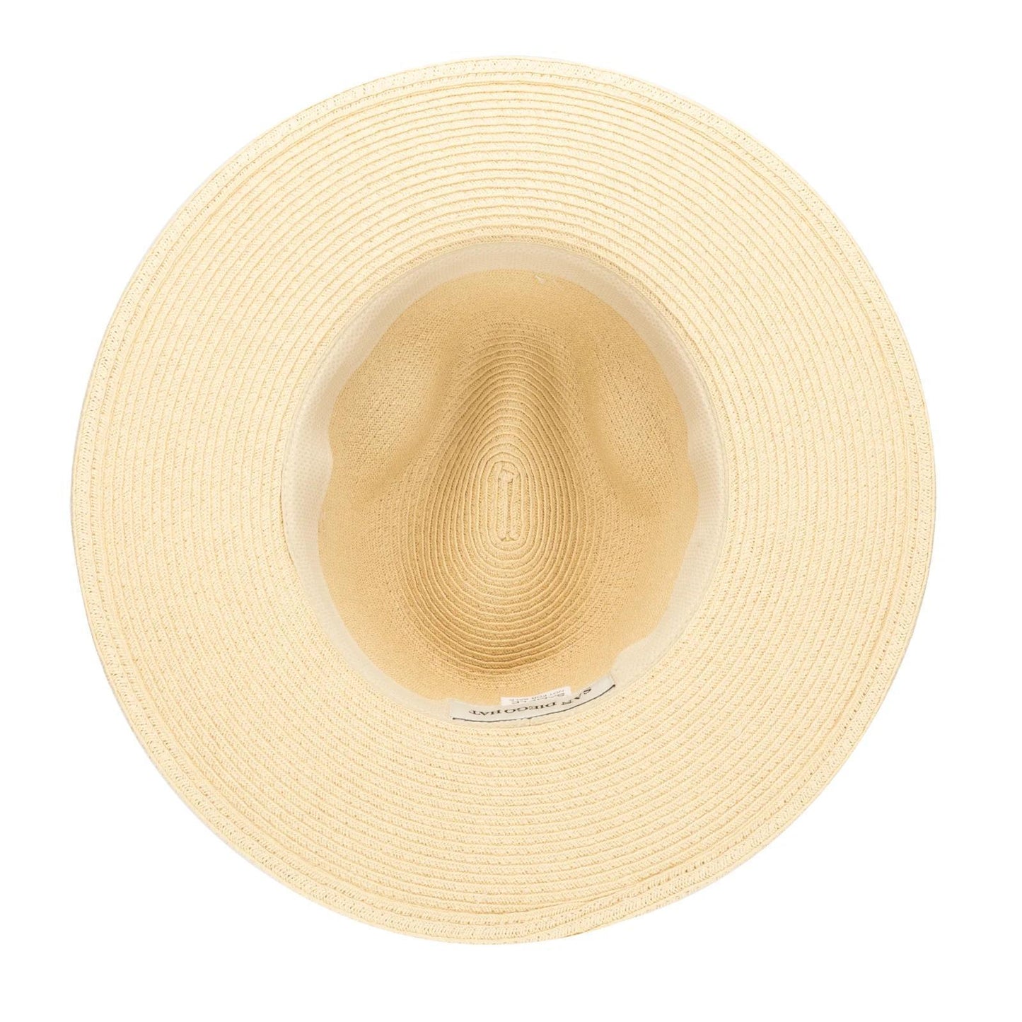 Gidget Fedora with Red Striped Scarf