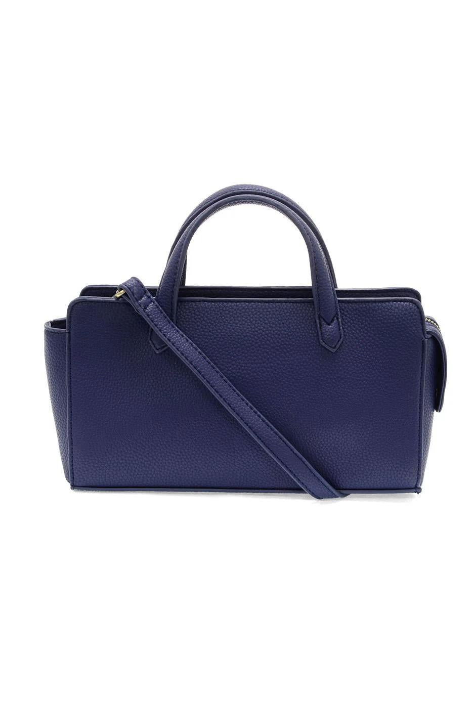 Navy Mira Mini Tote Crossbody