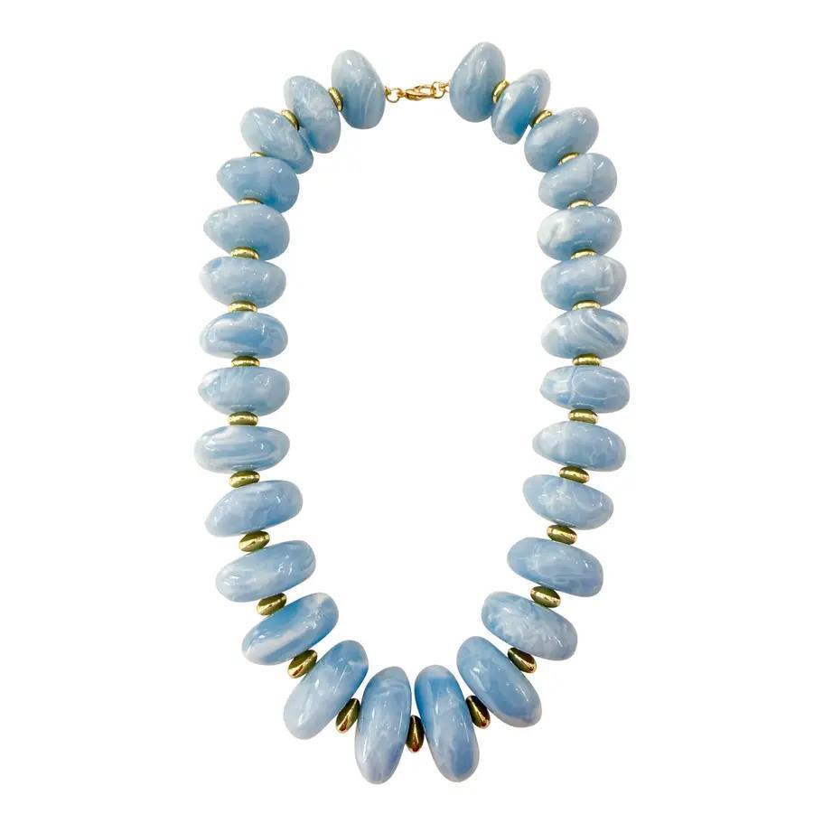Light Blue Randi Chunky Necklace