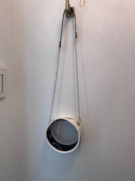 White Round Clear Bag