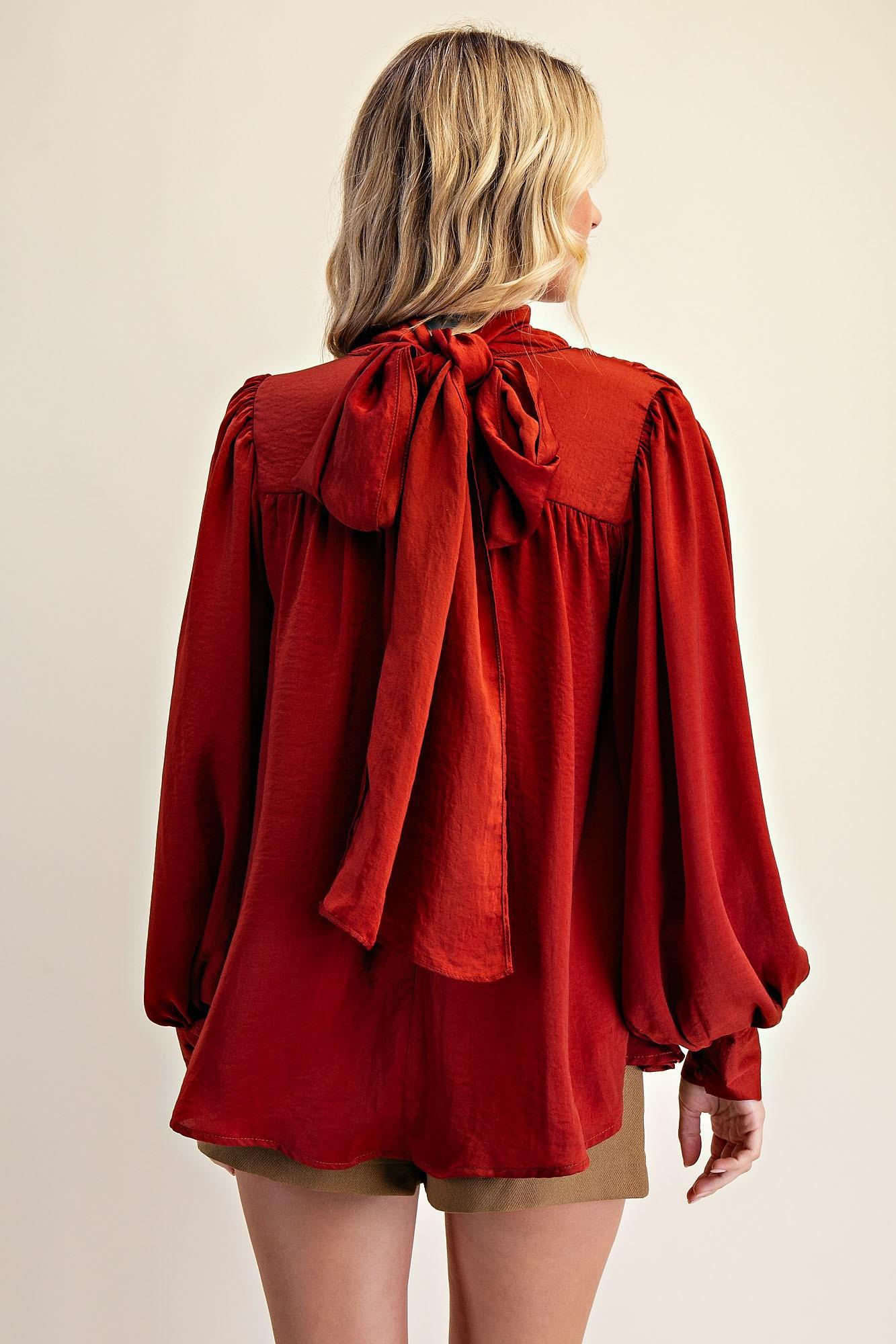 Sienna High Neck Blouse