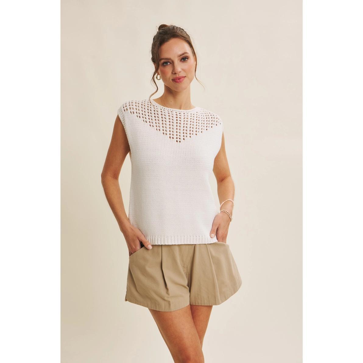 Latte Pleated Short