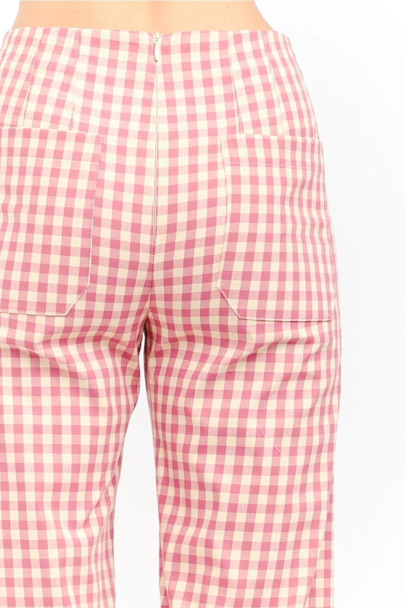 Pink Gingham Paloma Pant