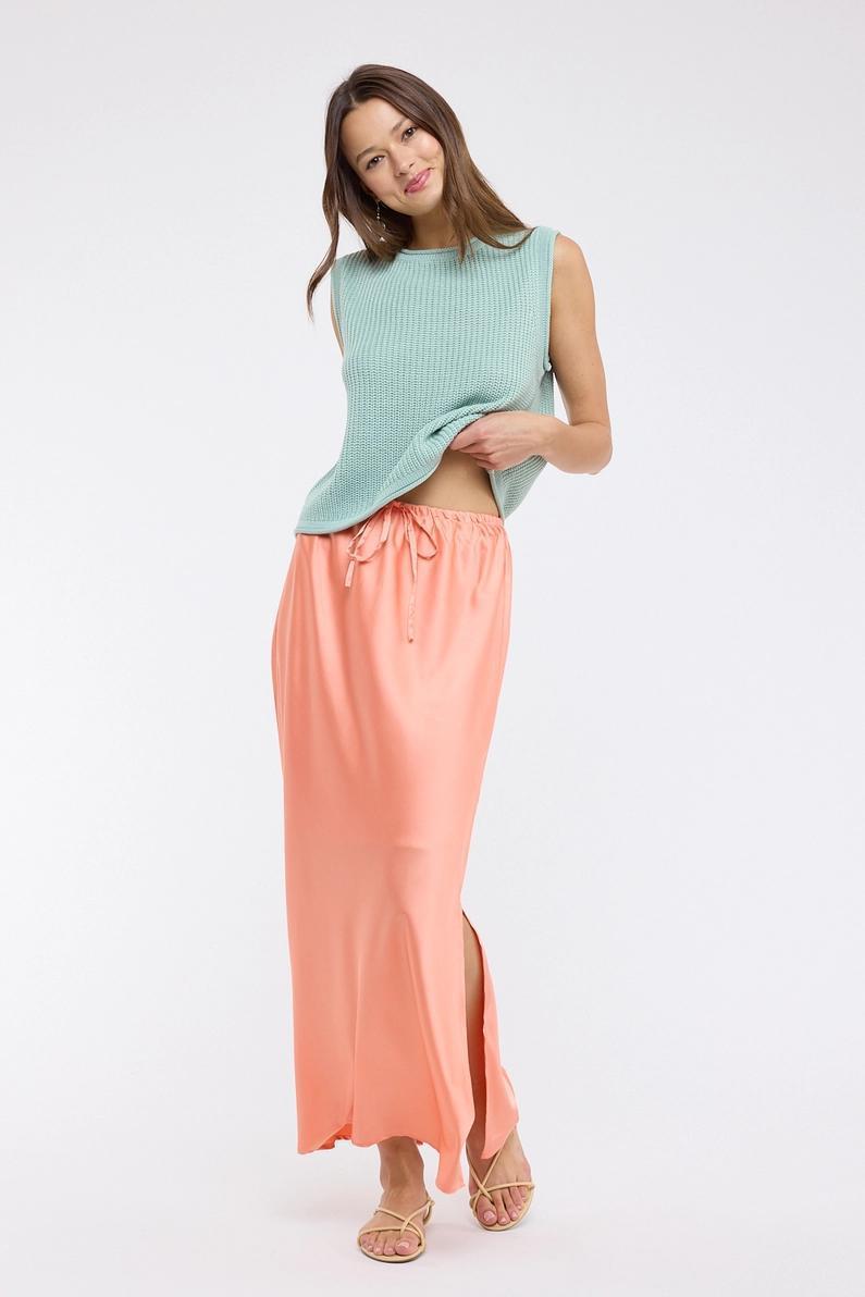 Sage Sleeveless Sweater Top