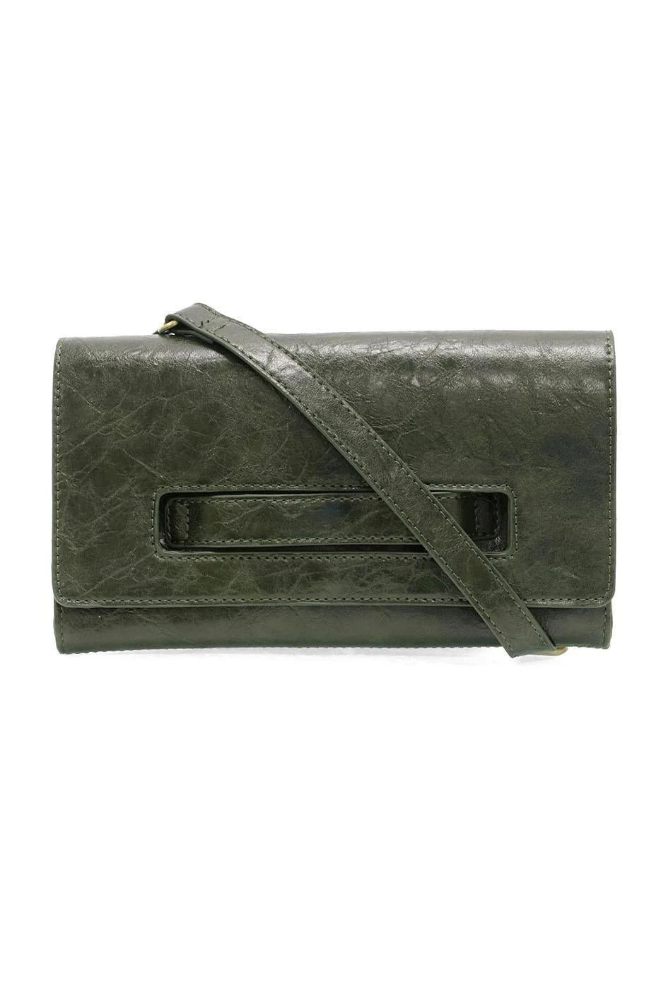 Deep Forest Caterina Handle Clutch Crossbody