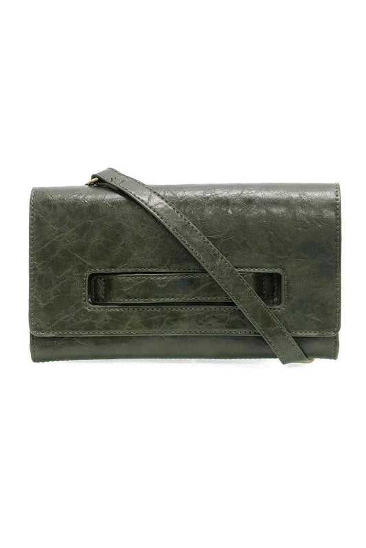 Deep Forest Caterina Handle Clutch Crossbody