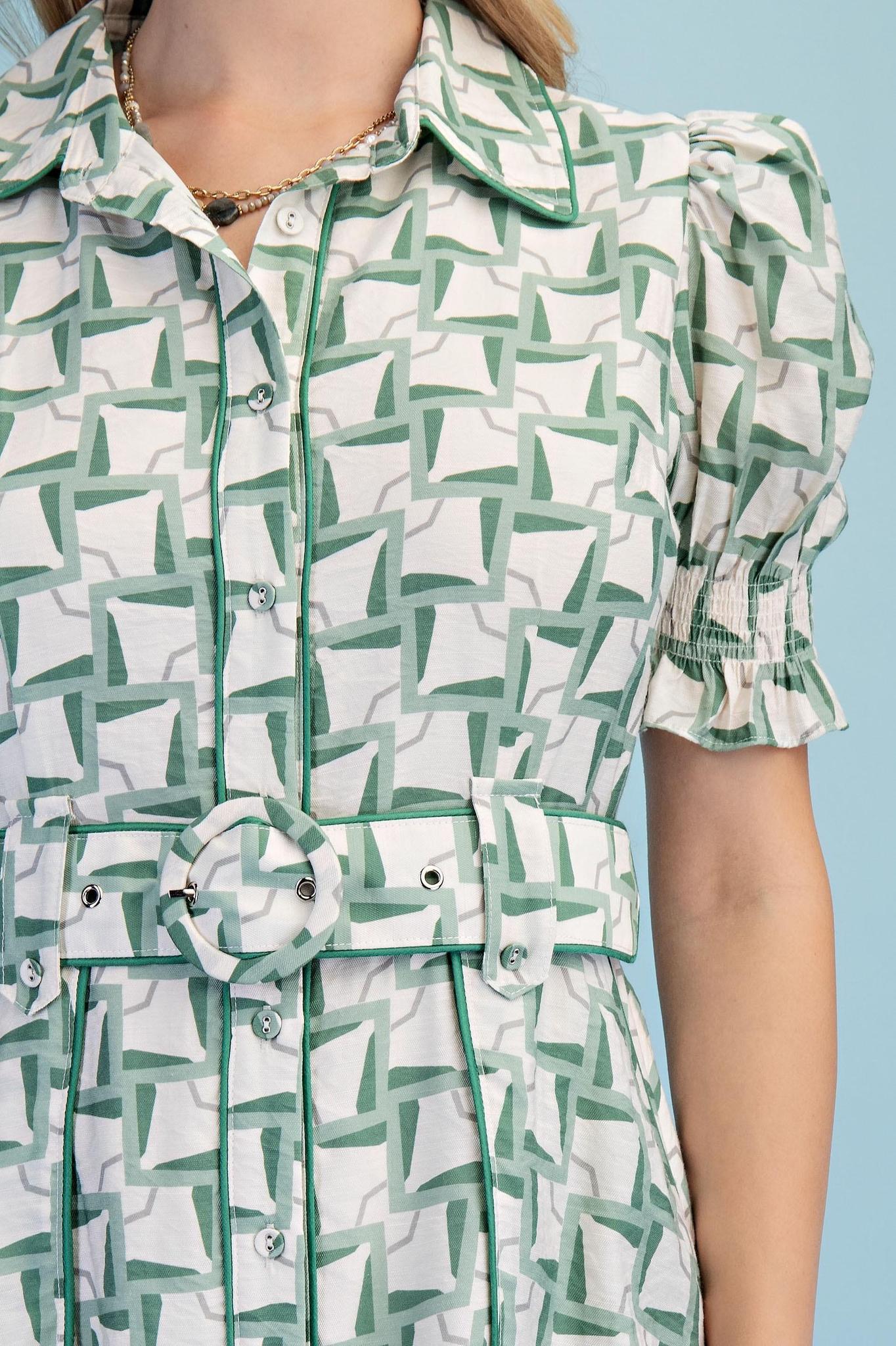 Matcha Mix Geometric Mini